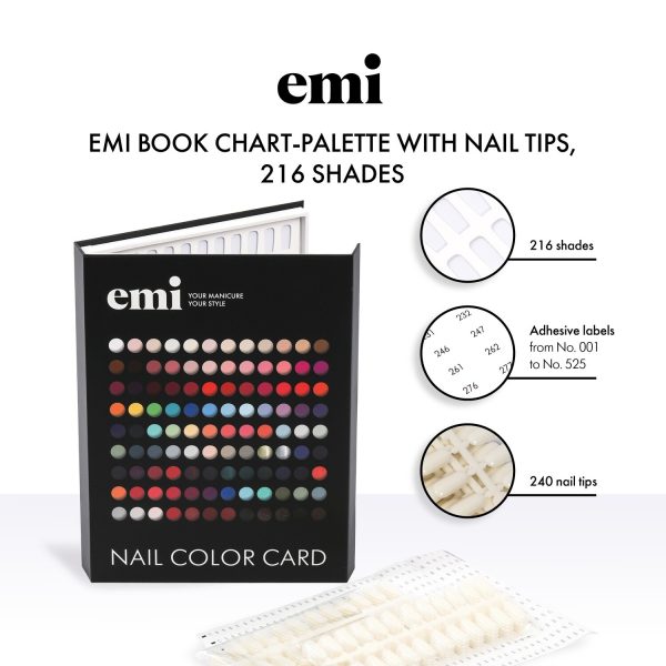 Book Chart-Palette with Nail Tips
