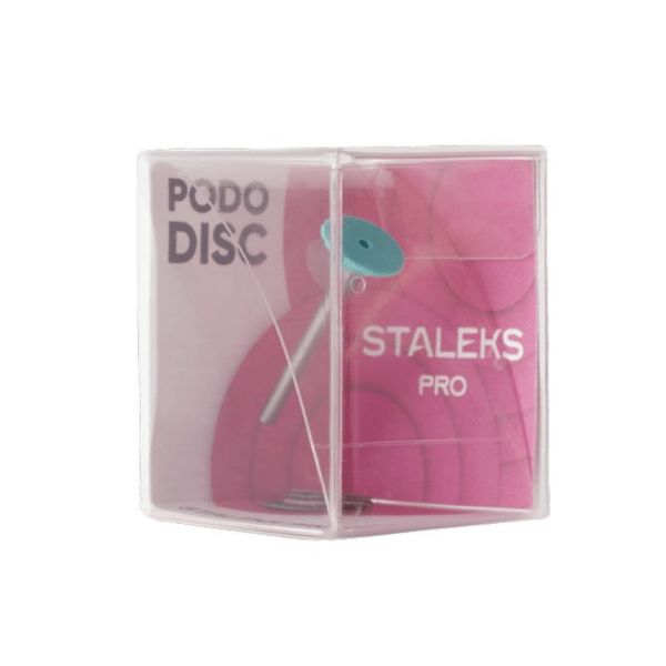 Disco para pedicura de plástico PODODISC STALEKS PRO XS con repuestos 180 grit 5 pz (10mm)