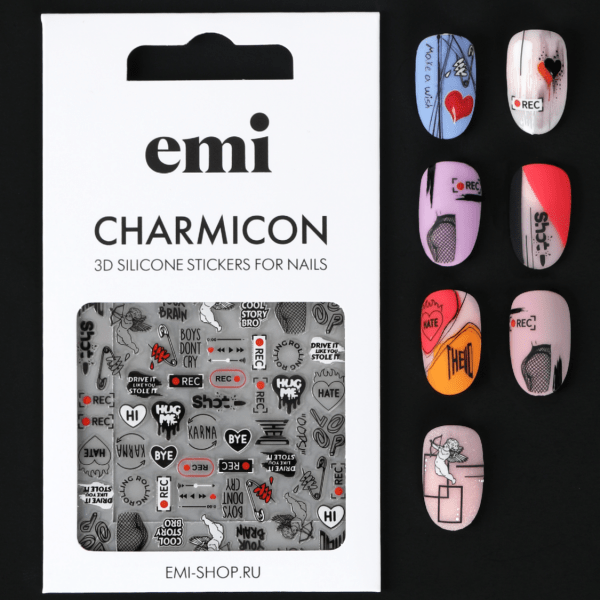 Charmicon 3D Silicone Stickers #210 Rock'n'roll