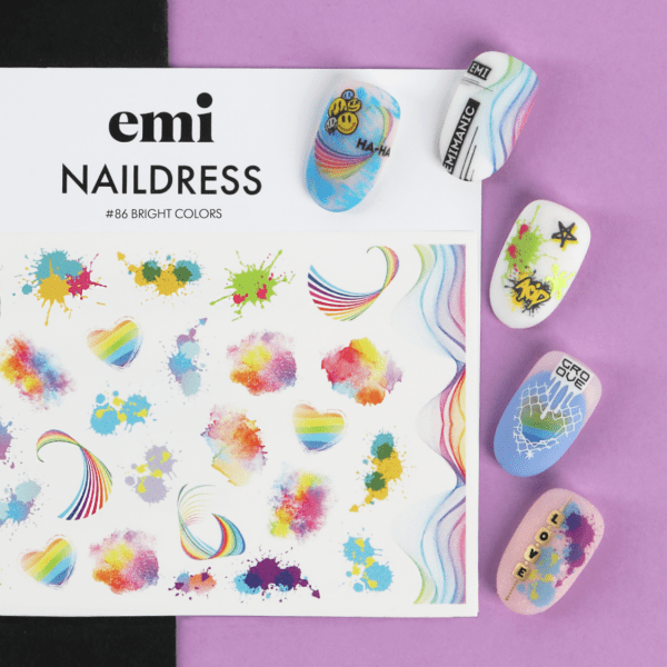 Naildress Slider Design #86 Bright colors