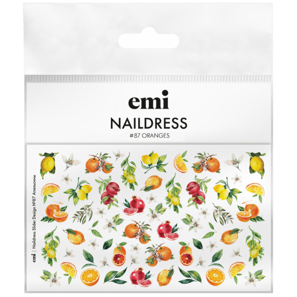 Naildress Slider Design #87 Oranges
