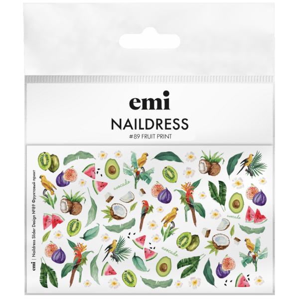 Naildress Slider Design #89 Fruit Print