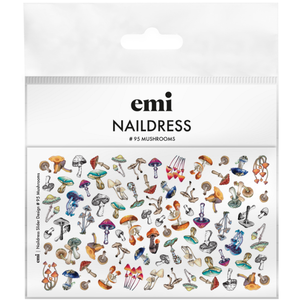 Naildress Slider Design #95 Mushrooms