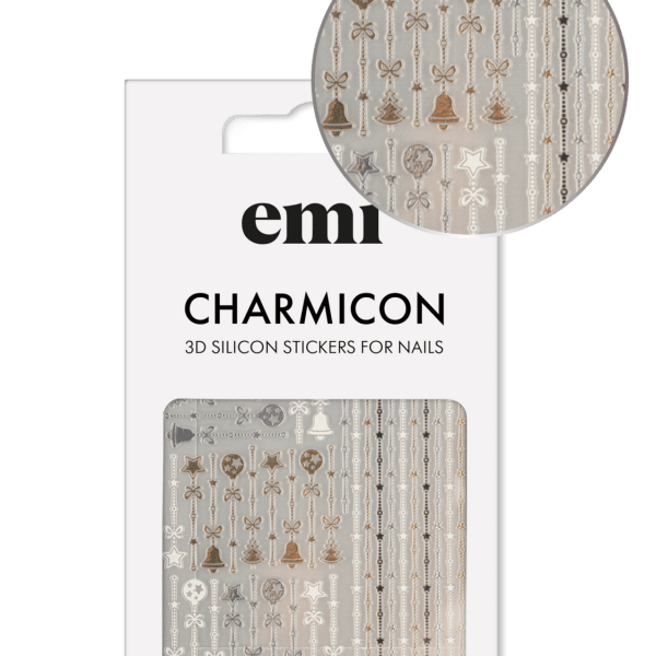 Charmicon 3D Silicone Stickers #226 New Year Decor
