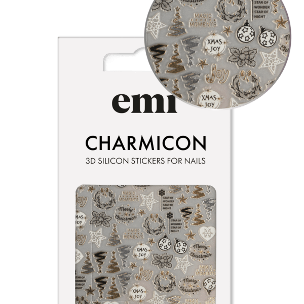 Charmicon 3D Silicone Stickers #227 Holiday Moments